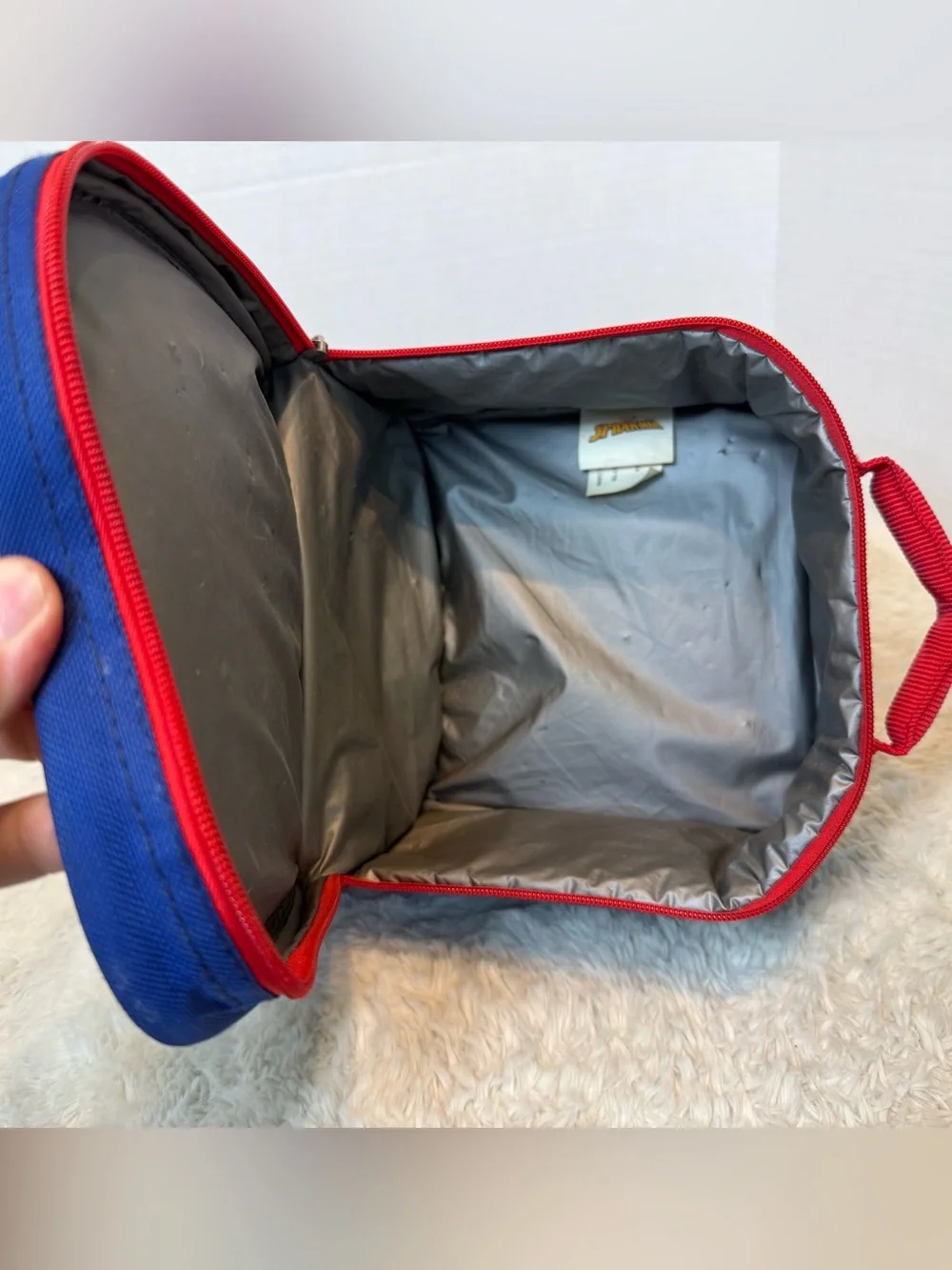 Marvel Spider-Man dual compartment drop bottom lunch box